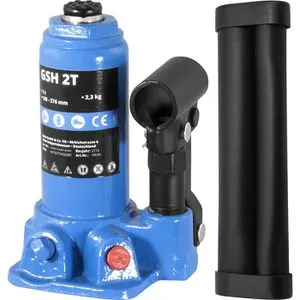 Güde Stempelwagenheber GSH 2T - Hydraulischer Wagenheber mit einer Tragkraft von 2t und verstellbarer Hubhöhe von 148-276 mm für sicheren Einsatz. Ideal für Werkstätten oder den privaten Gebrauch.