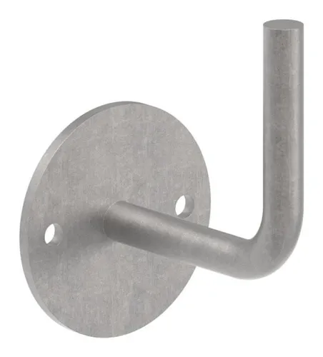 Fenau Handlaufhalter mit Ronde 70x4 mm zum Anschweißen Stahl S235JR, roh