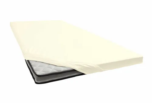 Janine Topper-Spannbetttuch 200x200 cm - Bettlaken aus atmungsaktivem Mischgewebe, bügelfrei und allergikerfreundlich, sorgt für höchsten Schlafkomfort und harmoniert mit jedem Einrichtungsstil.