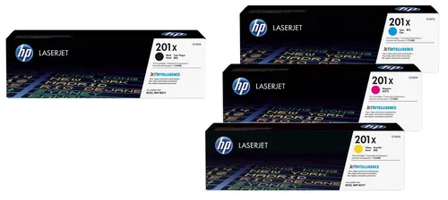 HP 201X Toner Multipack - Toner Multipack für HP Drucker, hohe Seitenleistung und brillante Druckqualität für professionelle Ergebnisse.