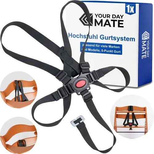Hochstuhl Schrittgurt Holzbügel Sitz passend für Hauck Stokke Tripp Trapp Gurt