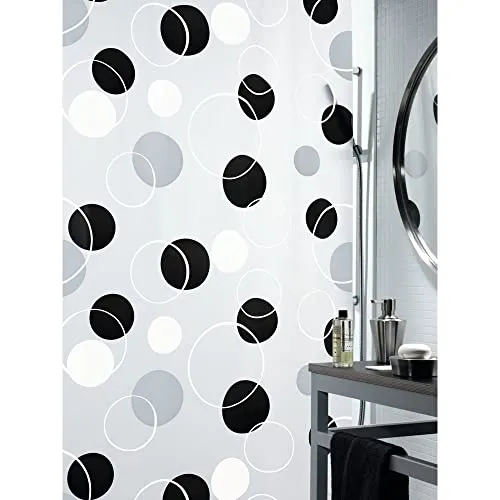 Duschvorhänge Schwarz von Spirella