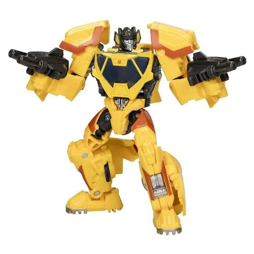 Transformers Studio Series Deluxe: Bumblebee 111 Concept Art Sunstreaker Action-Figur - Actionfiguren für Kinder, inspiriert vom nie verwendeten Konzept für den Film Transformers: Bumblebee, mit 19 Verwandlungsschritten und beweglichen Teilen für spannende Action.