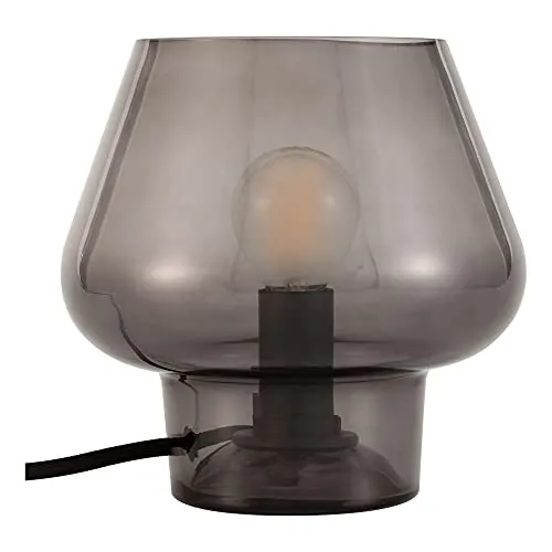 Pauleen 48194 Crystal Gleam Tischleuchte max. 20 Watt Rauchglas Glas E14