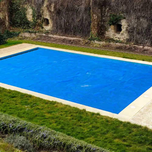 Poolabdeckung Solar 400µ eckig 8x5 m