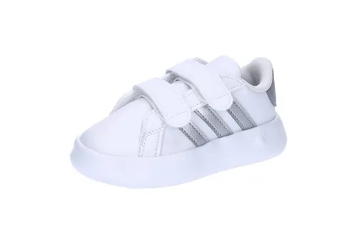 adidas Jungen Unisex Kinder Grand Court 2.0 Shoes - Sneaker mit Obermaterial aus Synthetikleder, ideal für kleine Tennis-Stars. Hergestellt mit einem Recycling-Anteil von mindestens 20 %, für umweltbewusste Eltern.