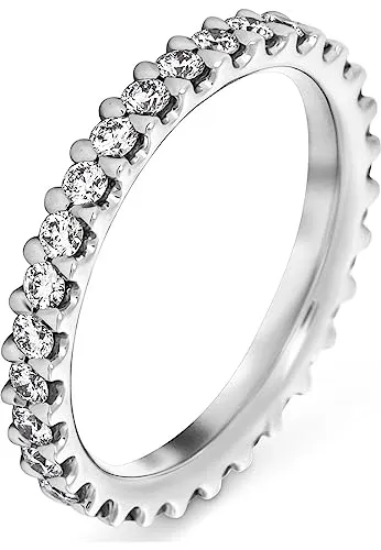 CHRIST Damen-Damenring Diamant 60, Silber 32011919 in silber von Christ