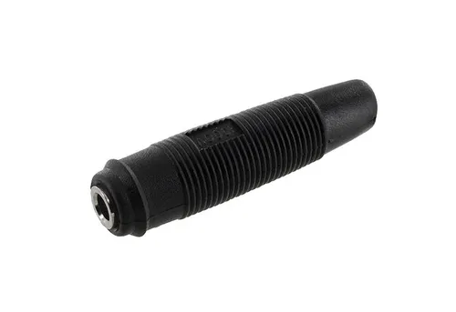 econ Connect Rundsteckhülse ECON CONNECT Kabelbuchse 4 mm, schwarz, mit Lötanschluss