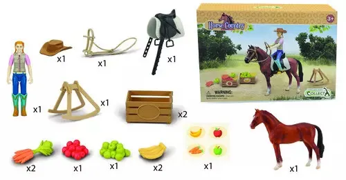 Dżokej i akcesoria w opakowaniu Collecta 4892900842486