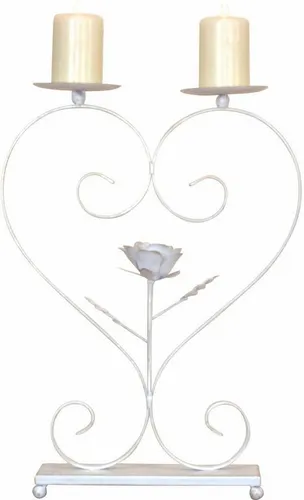 Home affaire Kerzenständer für zwei Stumpenkerzen von Home Affaire