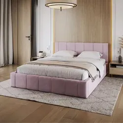 Bett FLORIDA 160x200 cm mit Lattenrost in pink von FDM