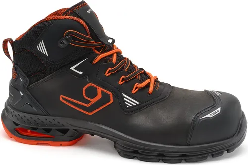 BASE B1712B Sicherheitsstiefel Dublin S3S ESD - Größe 45 - Schwarz - Hochwertige S3S ESD Sicherheitsstiefel 'DUBLIN' von BASE: Maximale Sicherheit durch antistatische Eigenschaften und 200 Joule Zehenschutz. Ideal für den professionellen Einsatz, bietet Komfort und Schutz für lange Arbeitstage.