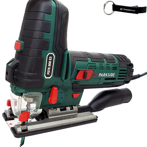 Parkside PSTK 800 Pendelhubstichsäge - 800 Watt im Koffer - Sägen - Leistungsstarke 800 Watt Stichsäge mit 3-stufig einstellbarem Pendelhub, Laserführung und LED-Arbeitslicht für präzise Schnitte. Inklusive Tragekoffer und Zubehör für sofortige Einsatzbereitschaft.