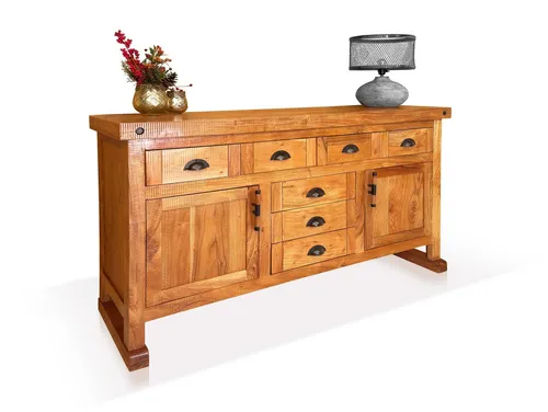 Sideboard Kommode Schrank Massivholz Rustikal WINCHESTER III