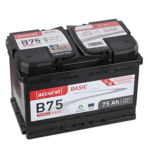 Accurat Basic B75 Autobatterie