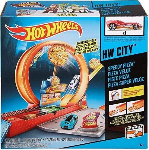 Mattel Hot Wheels Speedy Pizza Play Set
