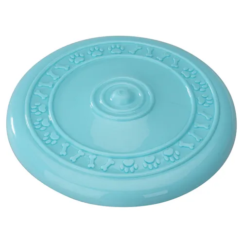 Europet Bernina Hundespielzeug Gummi Frisbee Mint Blau, 23 cm, Langlebig
