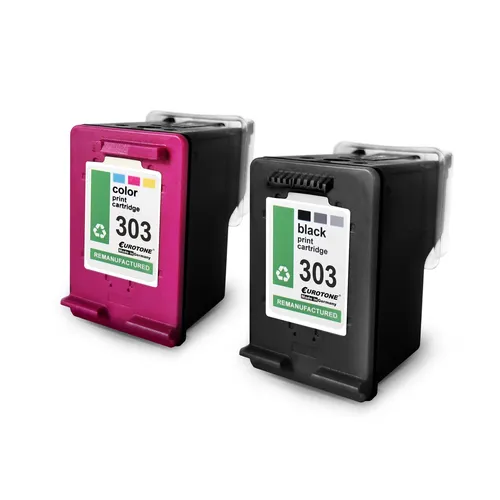 2x Tintenpatronen für HP Envy Inspire 7920 7921e 7924e 303XL CYMK