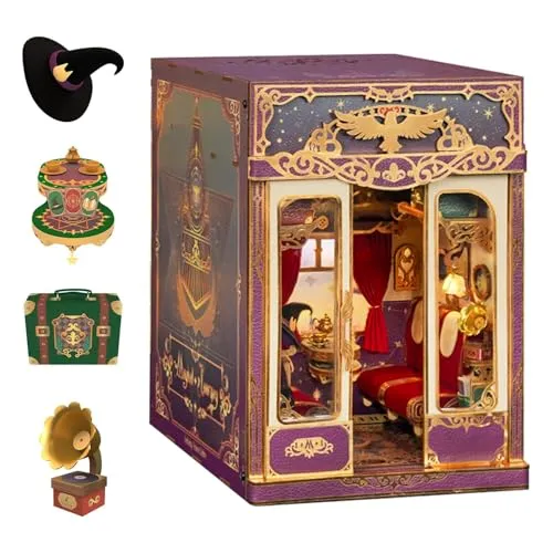 Tonecheer Book Nook Kit – Magisches Zugabteil 3D-Puzzle
