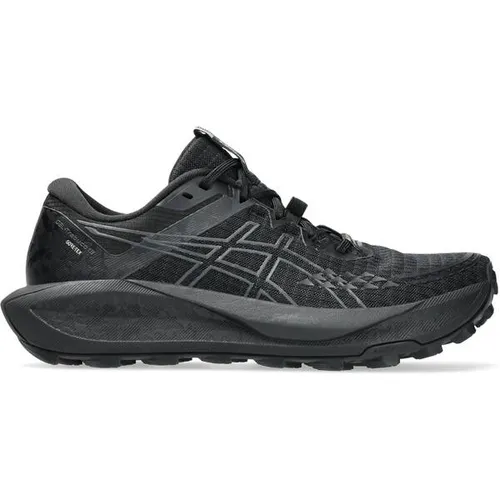 ASICS GEL-TRABUCO 13 GORE-TEX Trailrunningschuh, Gr. 41,5, schwarz - Laufschuhe für Trailrunning mit wasserdichter GORE-TEX®-Membran und GEL™-Technologie für optimalen Komfort und Stoßdämpfung. Ideal für nasse Bedingungen und unebene Trails.
