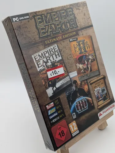 Empire Earth Ultimate Edition 1 + 2 + 3 Addons Big Box CD ROM PC Brandneu Sealed