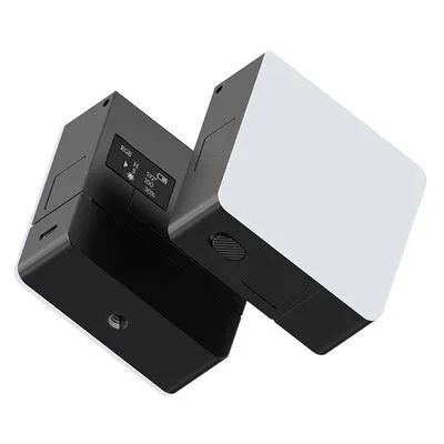 Ulanzi VL49 Pro RGB Mini Led Vlogger Licht - 360 Grad RGB, einstellbare Farbtemperatur von 2500-9000K und 20 simulierte Lichteffekte