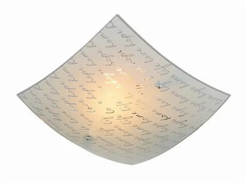 TRIO Leuchten LED Deckenleuchte, Dimmfunktion, LED wechselbar, Warmweiß, kleine flach-e Deckenschalen mit Glas Lampenschirm Weiß, 30 x 30cm