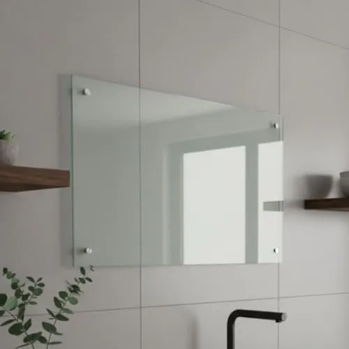 Mucola Küchenrückwand Klarglas Spritzschutz in weiß von Mucola