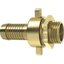 Riegler 3/3 Standrohrverschr., G 3/4 AG x 19, Mutter 1, flachdicht., MS