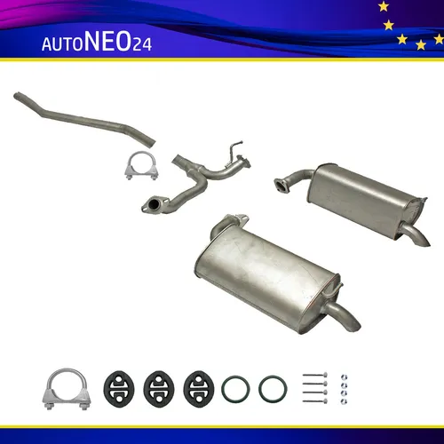 Auspuffanlage für Mazda 6 (GG und GY) 2.0/2.3 147PS/166PS ab. 2002-, Auspuff