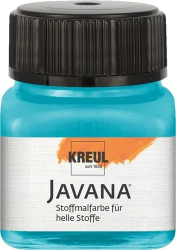 KREUL JAVANA STOFFMALFARBE FÜR HELLE STOFFE TÜRKISBLAU 20ML 100ML/12,45 EUR NEU