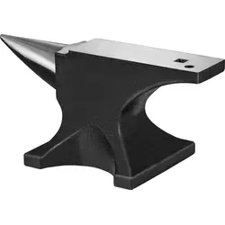 SucceBuy 66Lbs Gussstahl Amboss, Einzelhorn Schmiedewerkzeug, hohe Härte, runde und quadratische Löcher, große Arbeitsplatte, stabile Basis, Met...