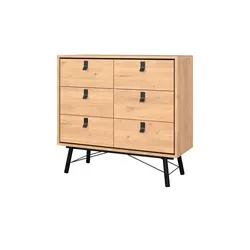 andas Kommode Ry – Schubladenschrank mit 6 Schubladen