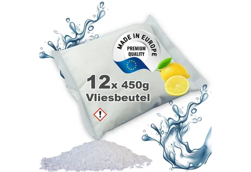 BlueCraft Luftentfeuchter-Nachfüllpack 12x 450g Entfeuchter Granulat im Vliesbeutel, Nachfüller gegen Schimmel Schlafzimmer Wohnung Raumentfeuchter