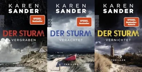 Der Sturm Band 1-3 mit Postkartenset - Suspense-Thriller-Trilogie mit exklusivem Postkartenset, ideal für Fans spannender Geschichten und Sammler.