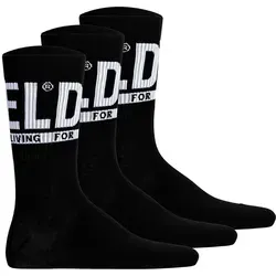Diesel SKM-RAY Threepack Socken Schwarz L von Diesel