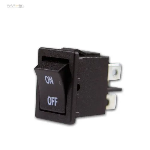 Wippschalter ON/OFF, 2-polig max. 250V/3A Wippenschalter Schalter schaltend 10 x