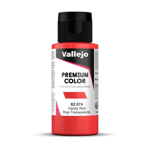  Vallejo Premium: Candy Red 60ml 62.074 Airbrushfarbe 99,17€/l