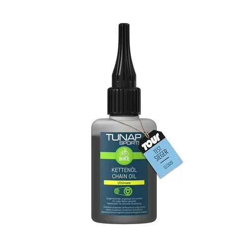 TUNAP SPORTS Kettenöl Ultimate - 50ml Tropfflasche | High-Performance Kettenschmierung | Langanhaltende Schmierung bis 600km | Allwetter | Weniger Reibung, höhere Performance | Made in Germany