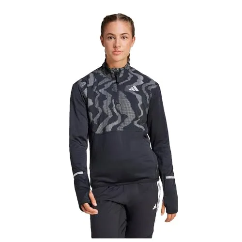 adidas Women's Ultimate Hi Vis Reflective 1/2-Zip Oberteil