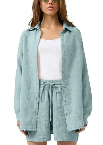 QS Hemdbluse aus Musselin – Oversized Fit - Klassische Hemdbluse im Oversized Fit aus leichtem Musselin. Mit Rundhalsausschnitt, Hemdkragen und langen Ärmeln, ideal für lässige Styles.
