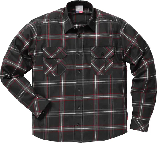 Flanellhemd 7421 - Schwarz, Größe S - Funktionsunterwäsche für optimalen Tragekomfort, ideal für kühle Tage und Outdoor-Aktivitäten.