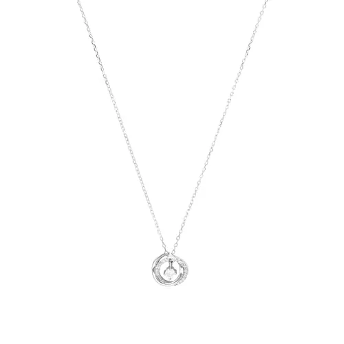 Amor Kette mit Anhänger 925 Sterling Silber - Elegante Damenkette aus 925 Sterling Silber, individuell verstellbar von 42 bis 45 cm. Ideal als Geschenk zu besonderen Anlässen, kommt in einer ansprechenden Schmuck Geschenk Box.