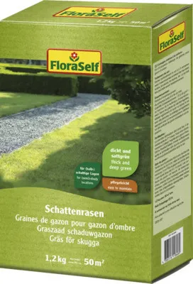 Produktbild Schattenrasen FloraSelf Rasensamen 1,2 kg für 50 m²