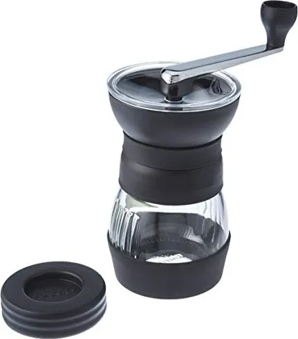 Hario Skerton Plus Kaffeemühle - Kaffeemühlen, präzise Keramikmahlwerk für gleichmäßigen Kaffeegenuss und ideale Aromaentfaltung
