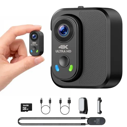 4K Mini Action Cam & Bodycam