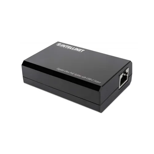 Intellinet USB-C Gigabit PoE-Splitter 561693 - Sonstige, 45W Leistung für effizientes Laden von Geräten mit USB-C-Stromeingang und ideal für flexible Installationen.