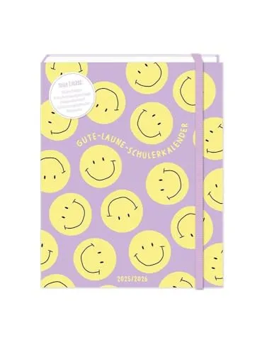 Schülerkalender 2025 / 2026 Gute Laune: Terminplaner Hardcover