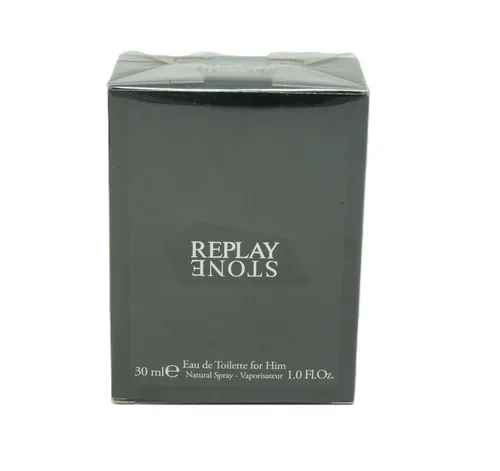 Replay Stone Eau de Toilette For Him Spray 30 ml - Herrenparfüm mit 30ml Inhalt, erfrischende Duftnoten für den modernen Mann, ideal für den täglichen Gebrauch.
