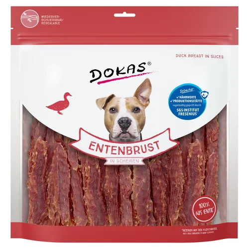 Dokas Entenbrust in Scheiben 900 g, Hundesnack, UVP 18,99 EUR, NEU